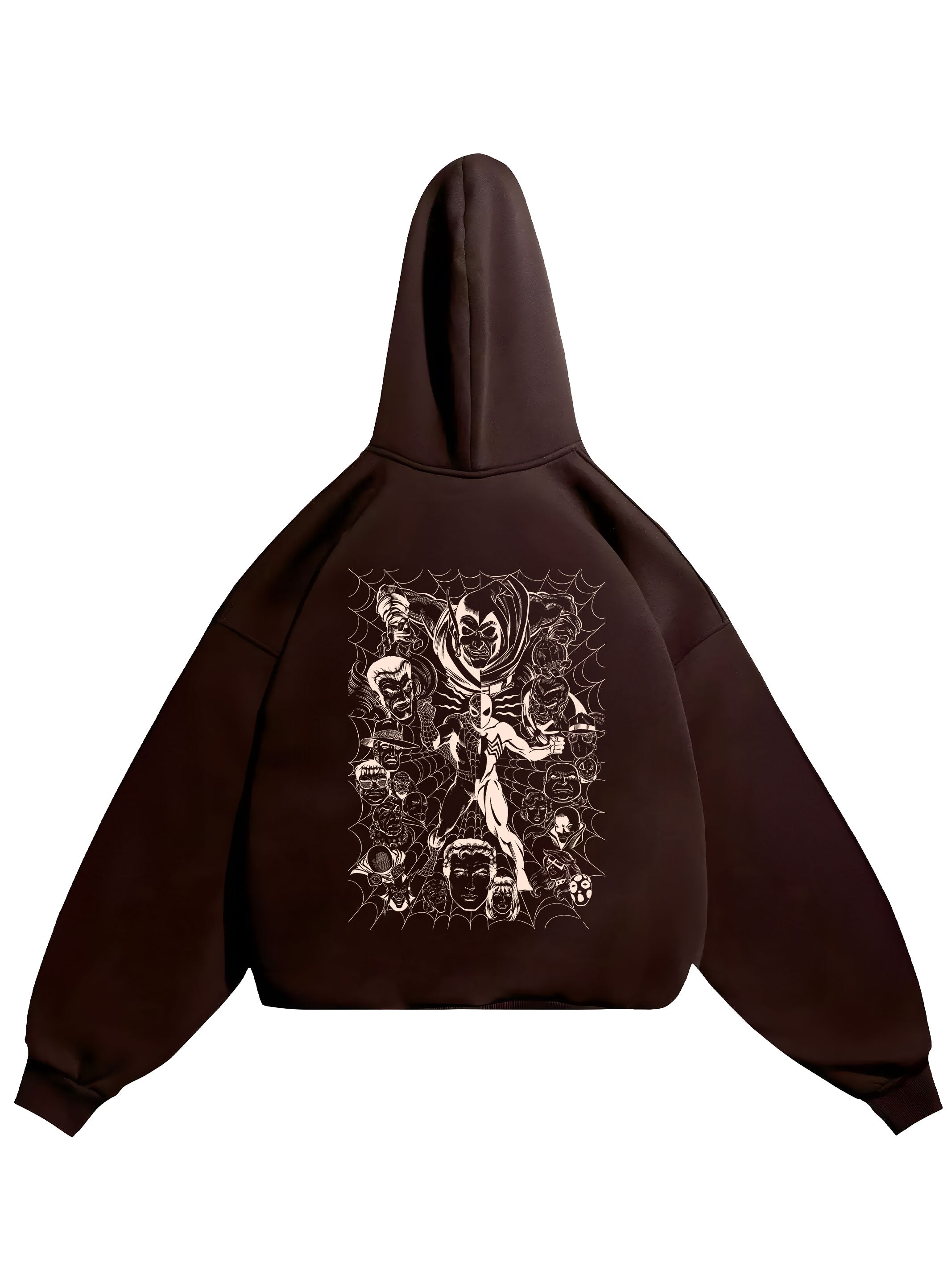 HOODIE / Spider-Man Comic (Brown)