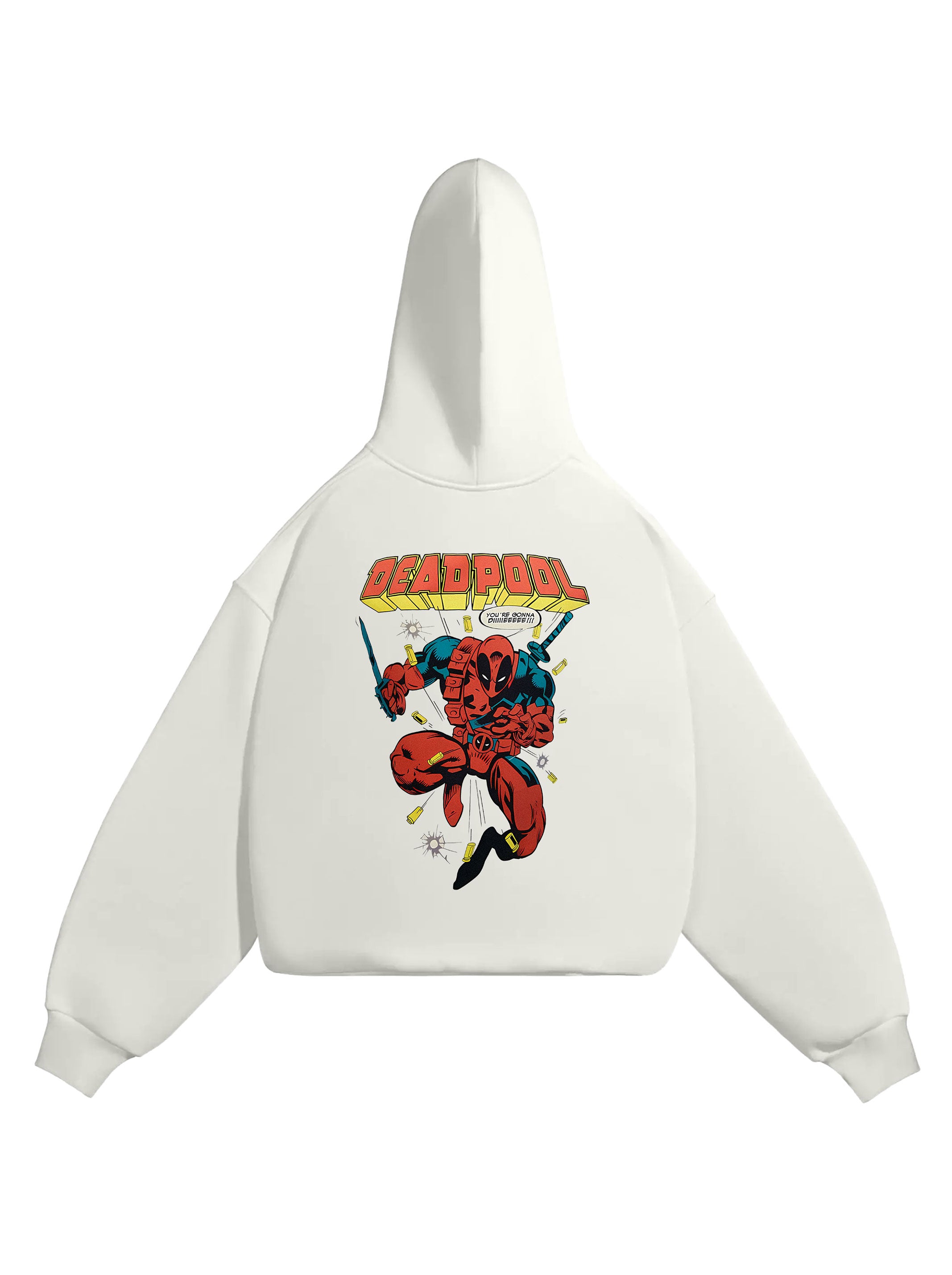 HOODIE / DEADPOOL (White)