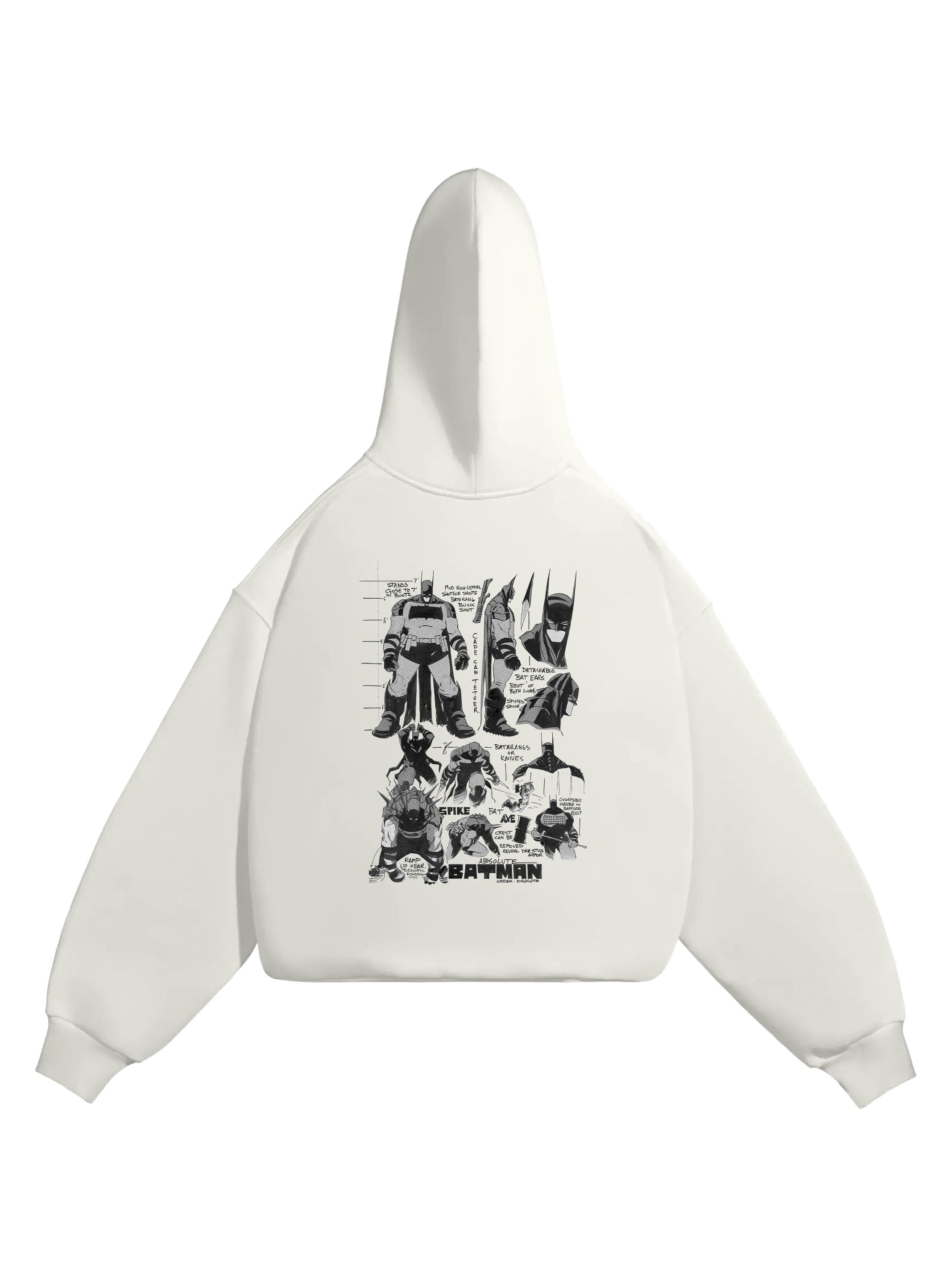 HOODIE / ABSOLUTE BATMAN (WHITE)
