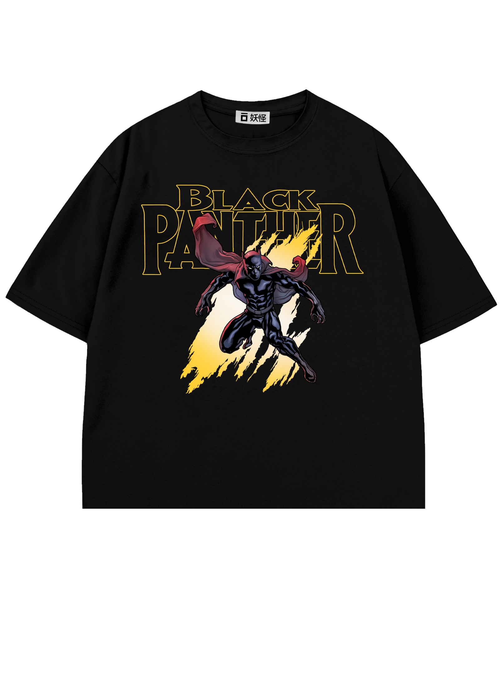 T-SHIRT / BLACK PANTHER MARVEL