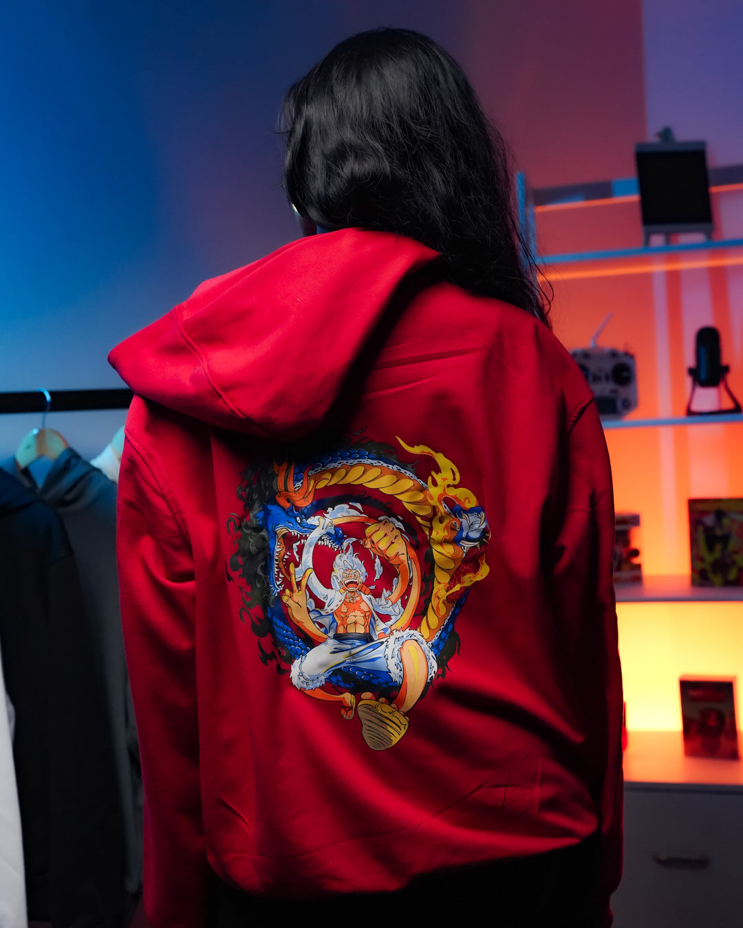 HOODIE / MONKEY D. LUFFY (Red)