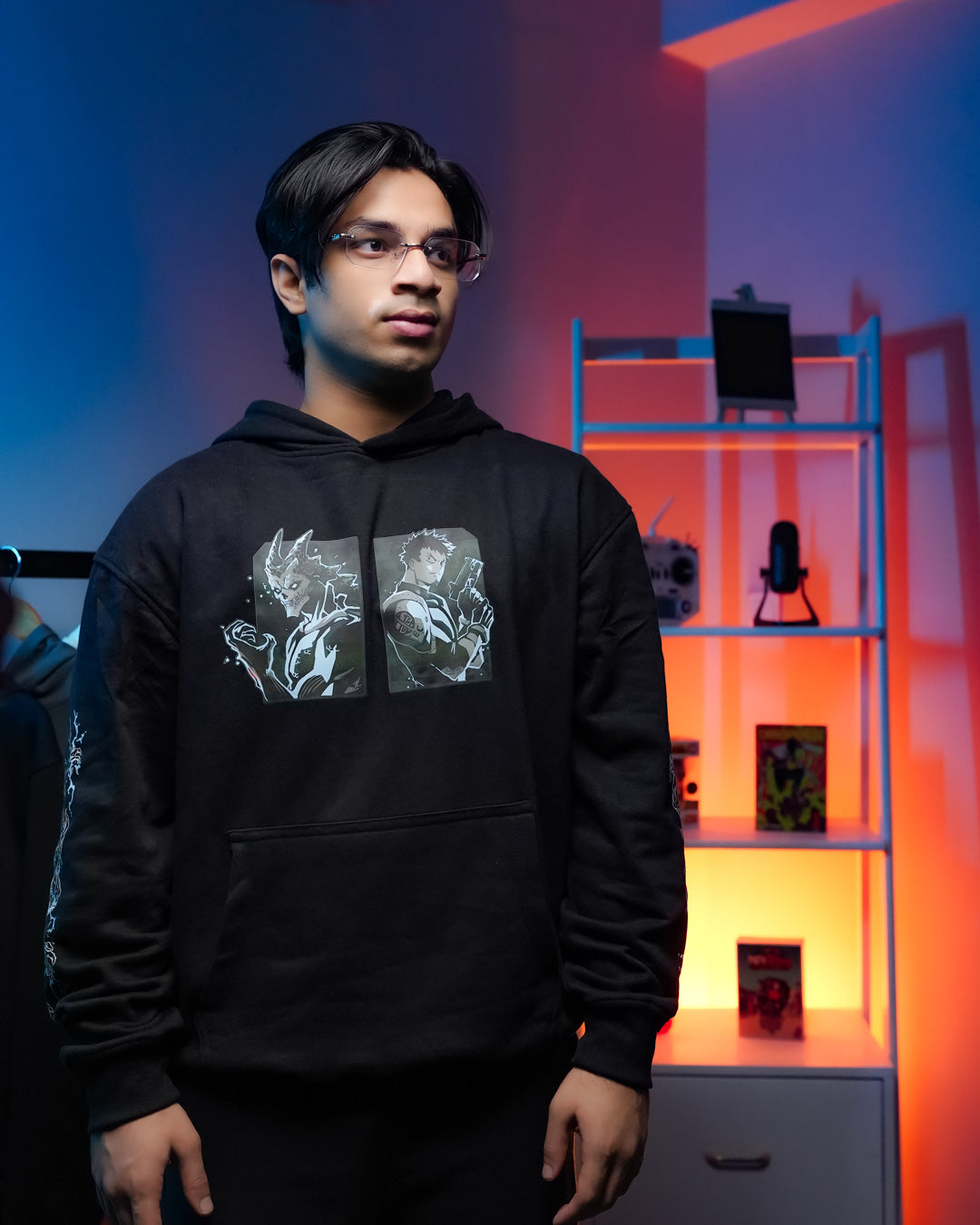 HOODIE / Kaiju No. 8 (Black)