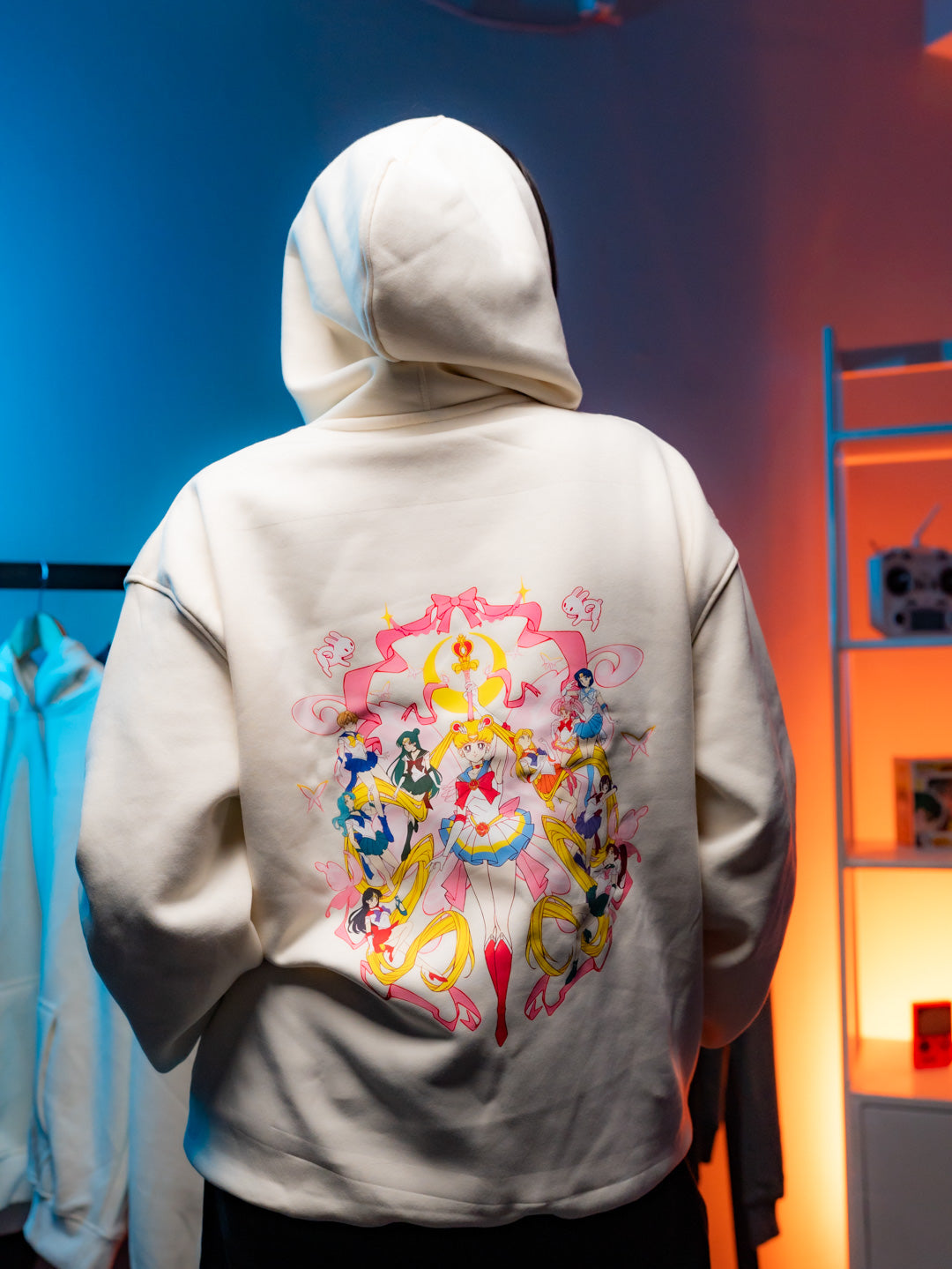HOODIE / SAILOR-MOON (White)