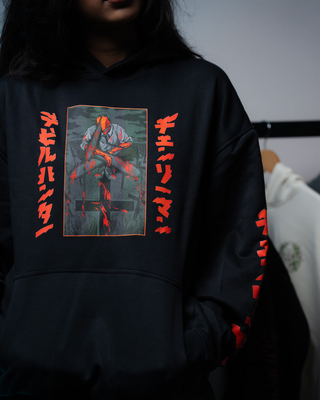 HOODIE / Chainsaw Maniac (Black)