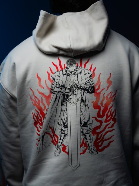 HOODIE / GUTS (White)
