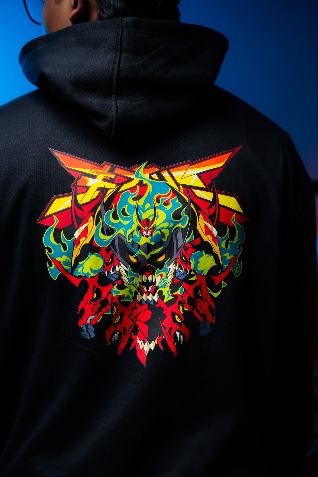 HOODIE / Gurren Lagann (Black)