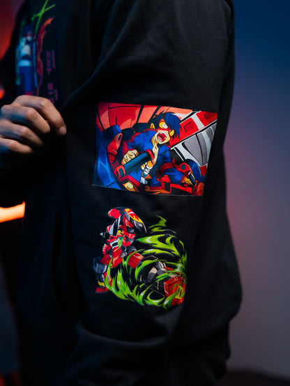HOODIE / Gurren Lagann (Black)