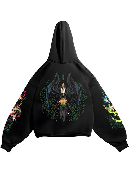 HOODIE / RORONOA ZORO (Black)