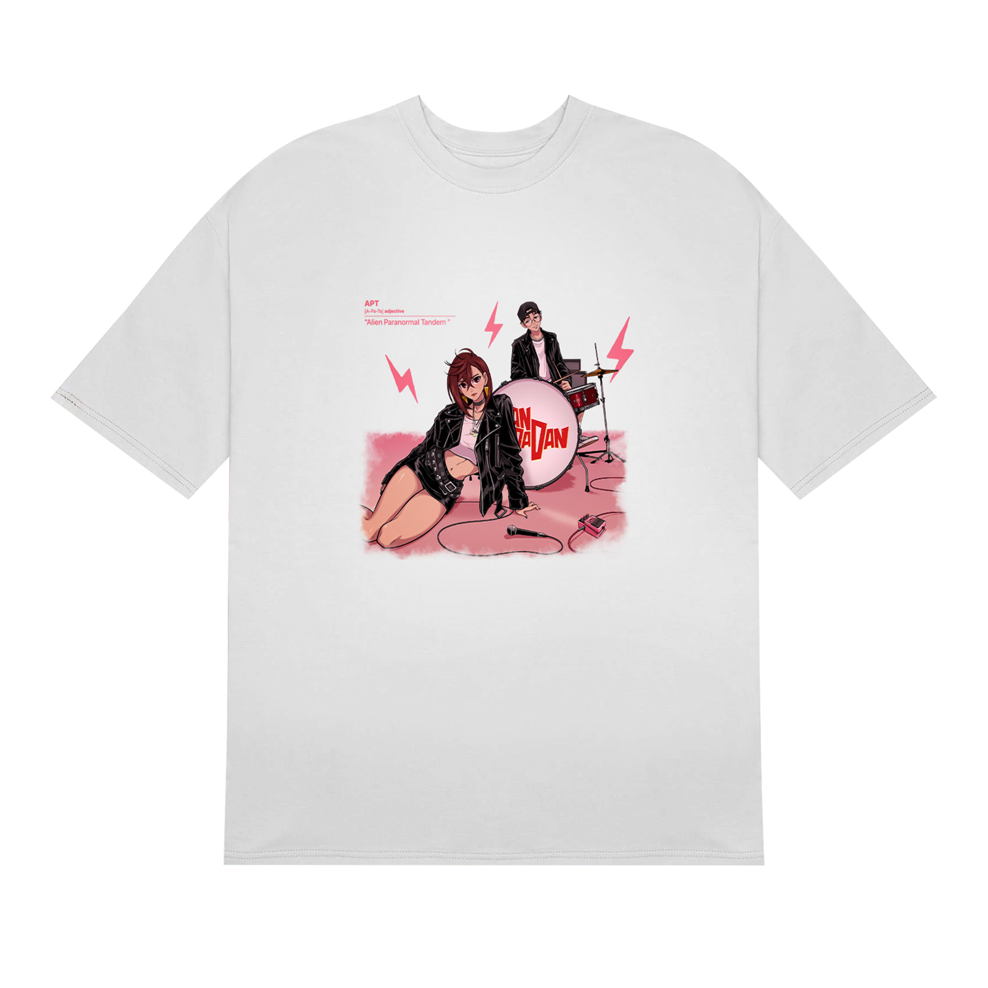 T-SHIRT / DANDADAN X APT (WHITE)