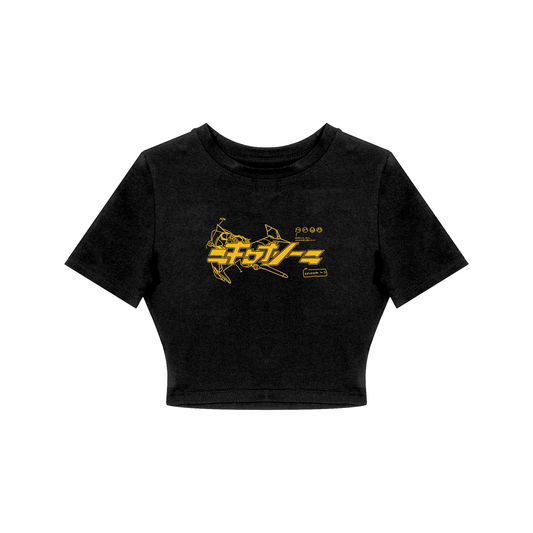 CROP TOP / COWBOY BEBOP (BLACK)