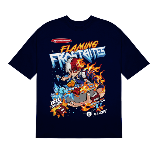 T-SHIRT / TODOROKI MY HERO ACADEMIA (BLUE)