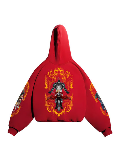 HOODIE / Elric Brother's (Red)