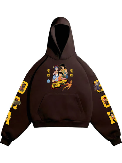 HOODIE / Dragon Ball Z (Brown)
