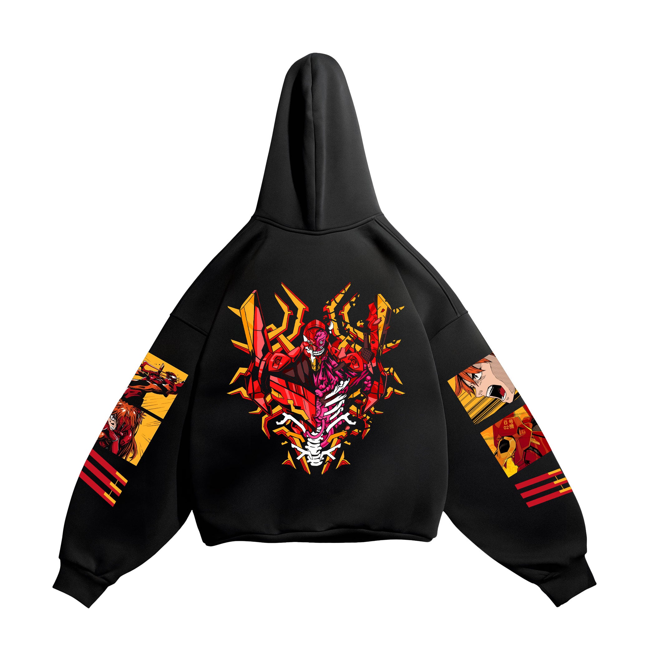 HOODIE / EVANGELION EVA 2 (BLACK)