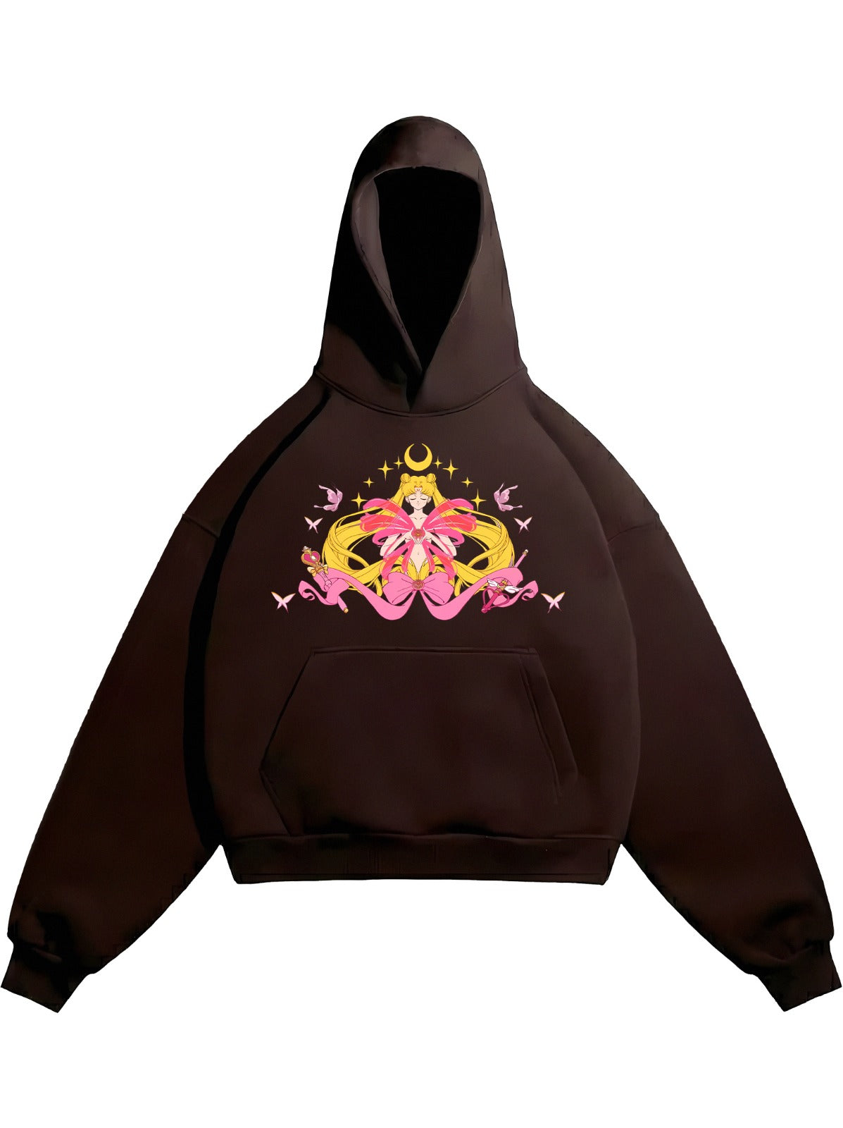 HOODIE / SAILOR-MOON (Brown)