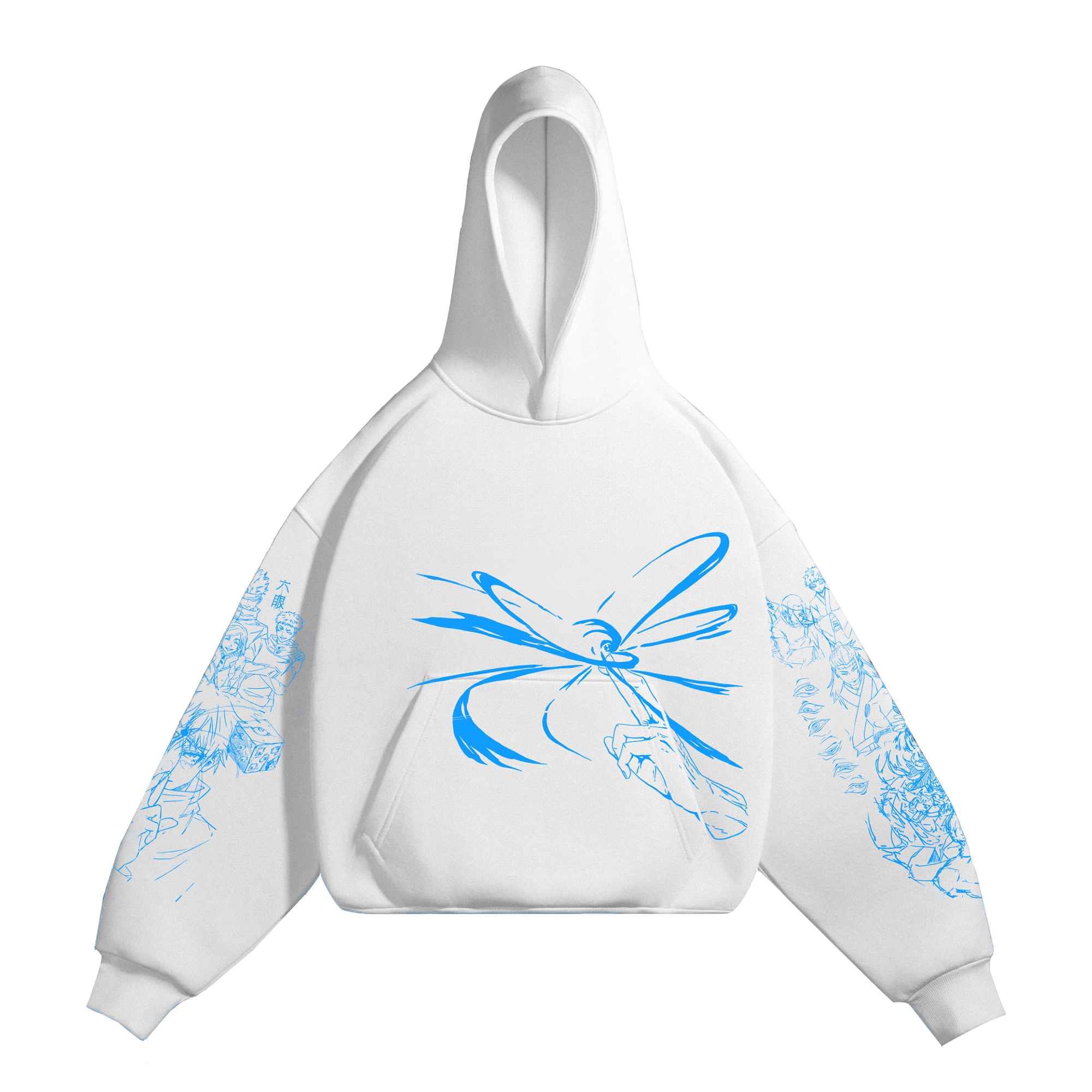 HOODIE / JUJUTSU KAISEN GOJO (WHITE)