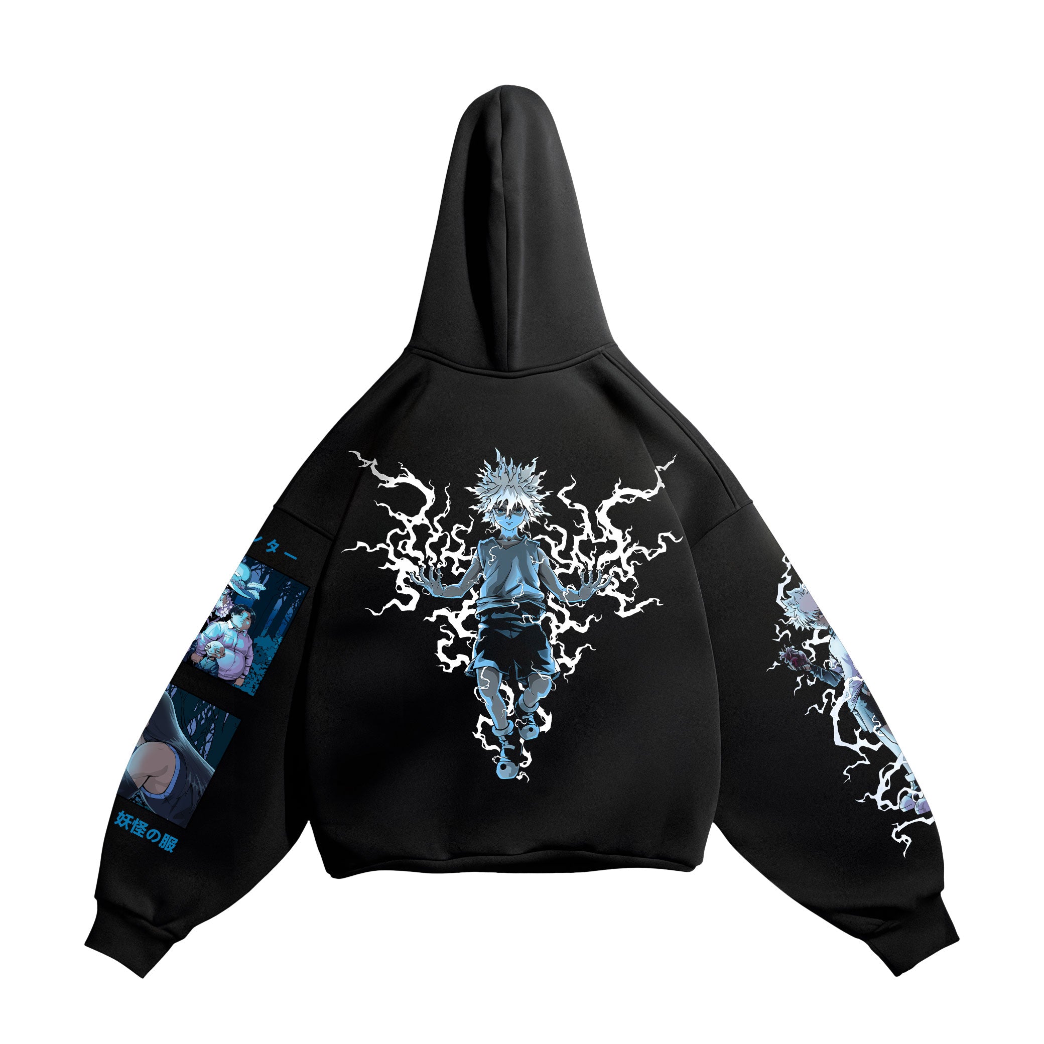 HOODIE / HUNTER X HUNTER KILLUA (BLACK)