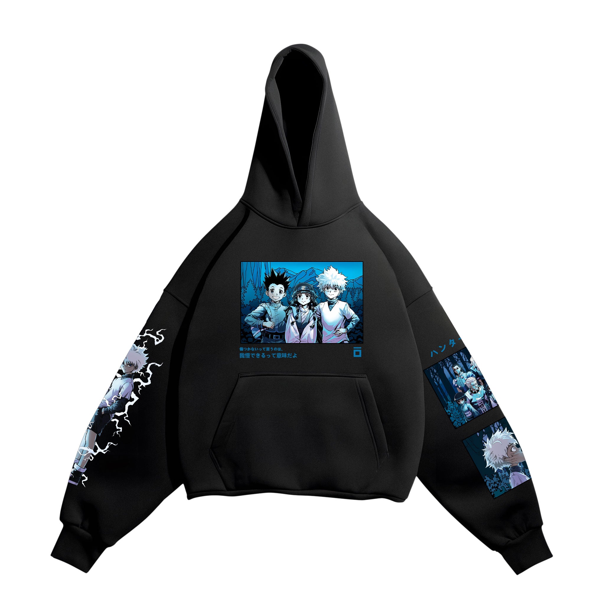HOODIE / HUNTER X HUNTER KILLUA (BLACK)