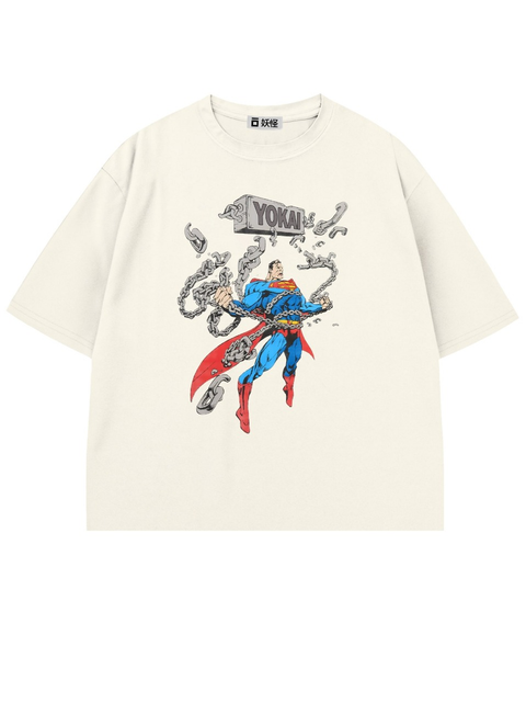 T-SHIRT / SUPERMAN UNCHAINED (WHITE)
