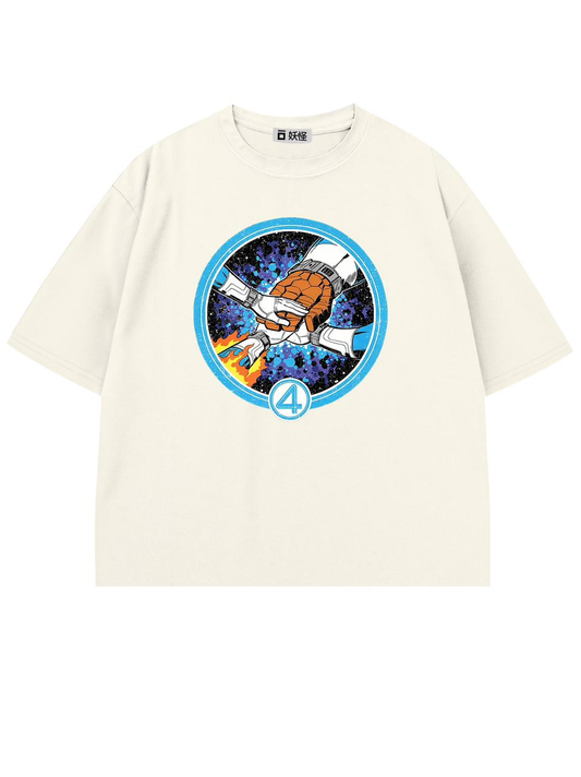 T-SHIRT / ALL FOUR (WHITE )