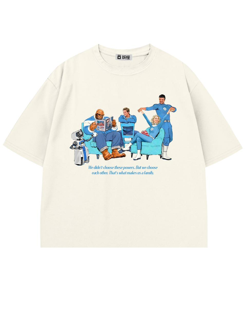 T-SHIRT / THE FANTASTIC FAMILY (WHITE)