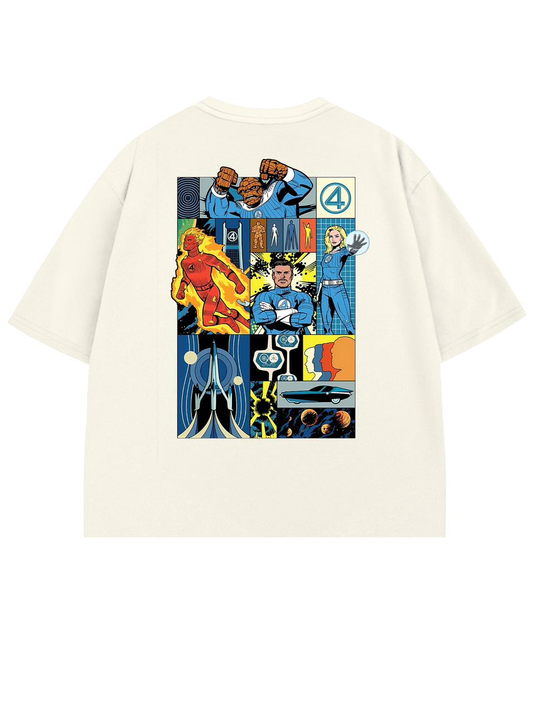 T-SHIRT / THE RETRO FOUR (WHITE)