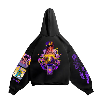 HOODIE / JOJO JOTARO (BLACK)