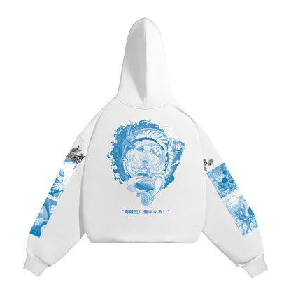 HOODIE / ONE PIECE LUFFY (WHITE)