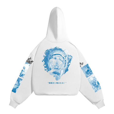 HOODIE / ONE PIECE LUFFY (WHITE)