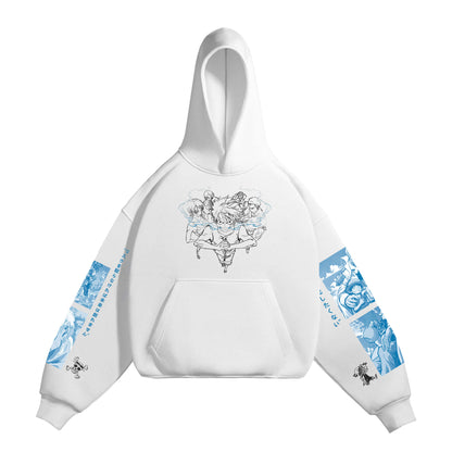 HOODIE / ONE PIECE LUFFY (WHITE)