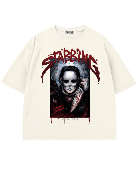 T-SHIRT / MICHEAL MYERS (White)
