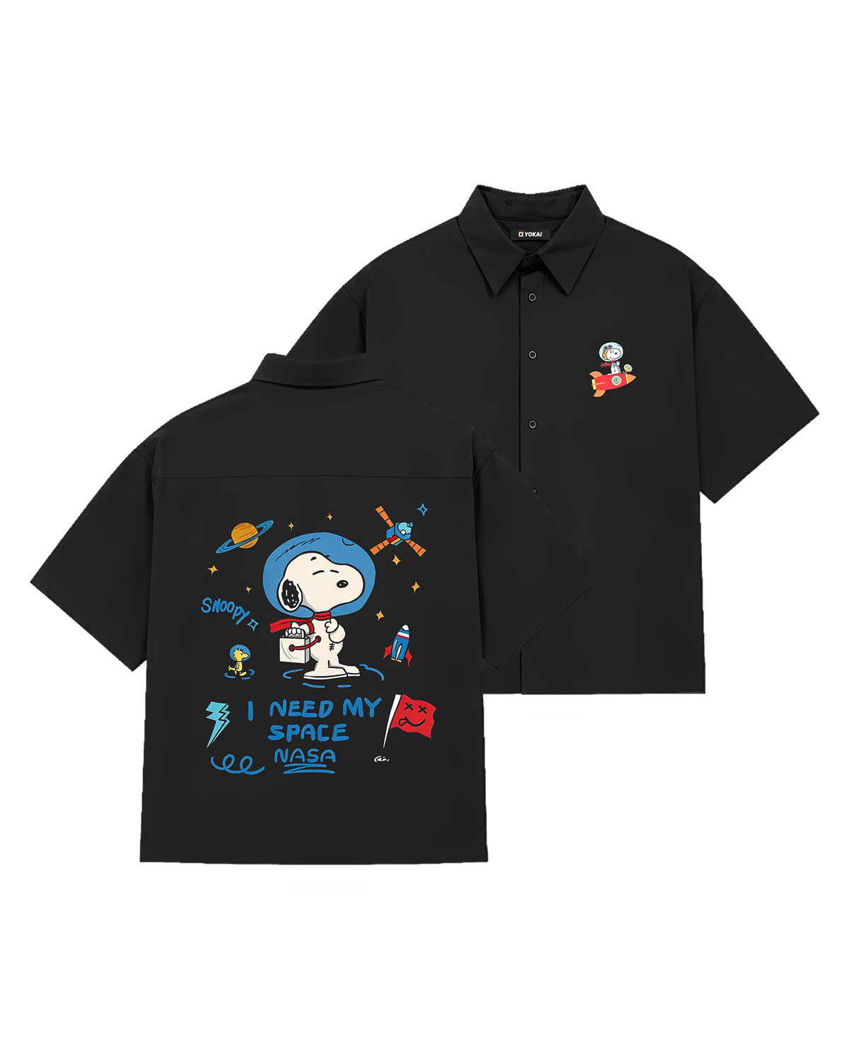 SHIRTS / SNOOPY (BLACK)