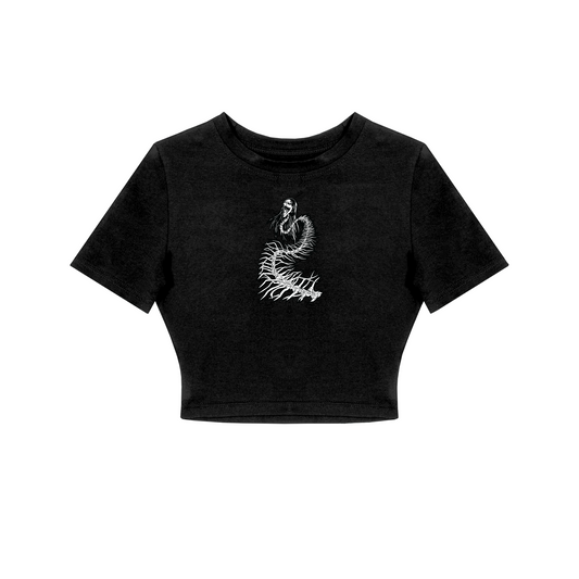 CROP TOP / ATTACK ON TITAN EREN (BLACK)