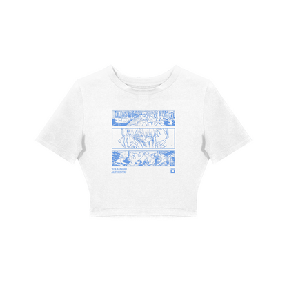 CROP TOP / JUJUTSU KAISEN GOJO (WHITE)