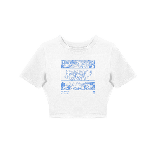 CROP TOP / JUJUTSU KAISEN GOJO (WHITE)