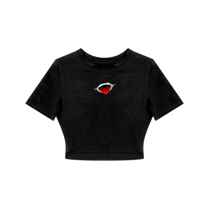 CROP TOP / JUJUTSU KAISEN SUKUNA (BLACK)