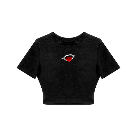 CROP TOP / JUJUTSU KAISEN SUKUNA (BLACK)