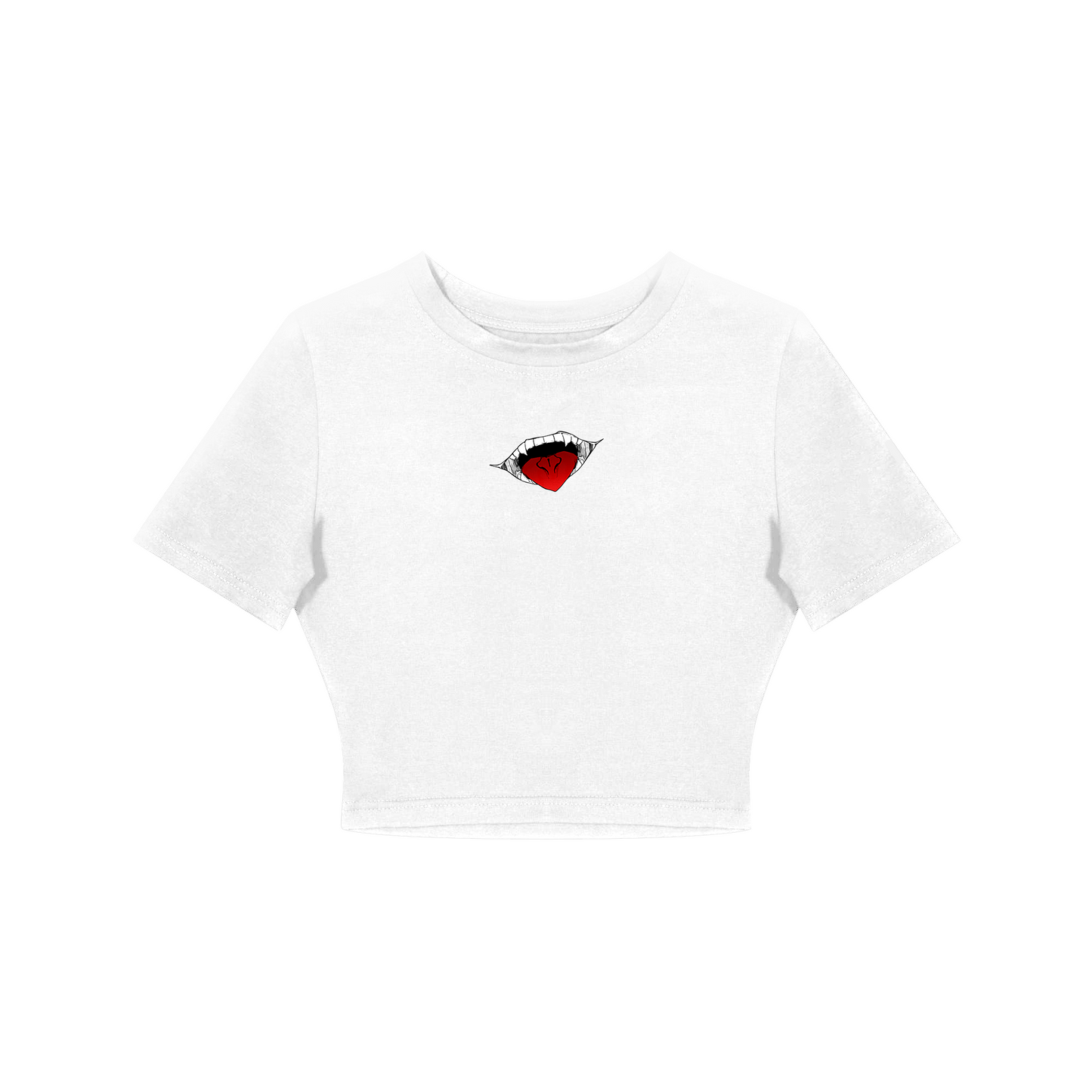CROP TOP / JUJUTSU KAISEN SUKUNA (WHITE)