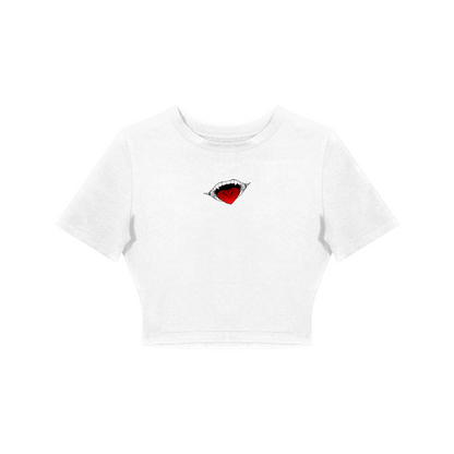 CROP TOP / JUJUTSU KAISEN SUKUNA (WHITE)